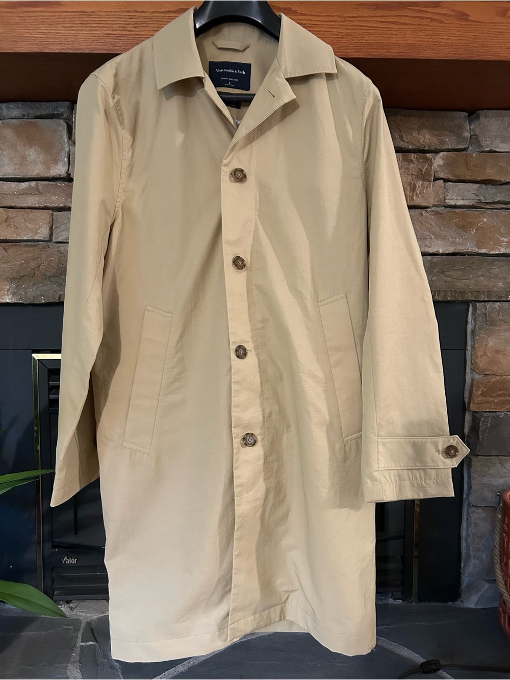 Abercrombie & Fitch Beige Trench Coat